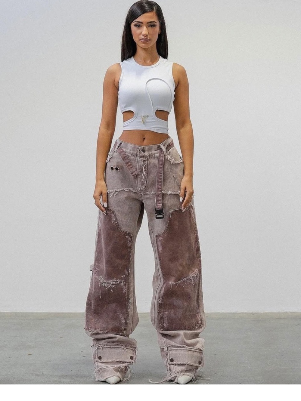 Saint Giovanni De La Mode DXX-40 Canvas Carpenter Jeans Pant